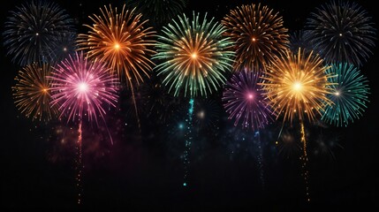 Fototapeta premium fireworks in the night sky