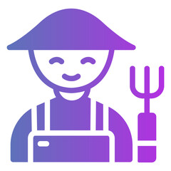 farmer Gradient icon