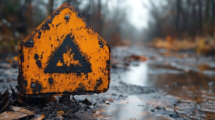 A compelling view of a close-up sign at an environmental agency highlights the importance of environmental protection.