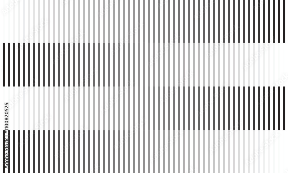 Poster abstract simple black white gradient irregular vertical line pattern can be used background.