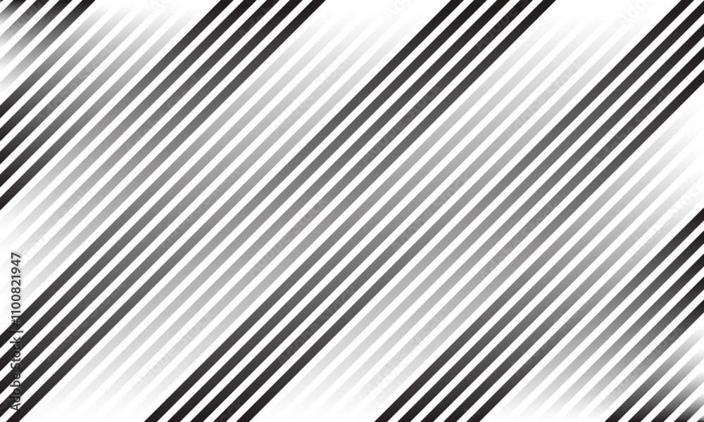 Poster abstract simple black white gradient diagonal line pattern can be used background.