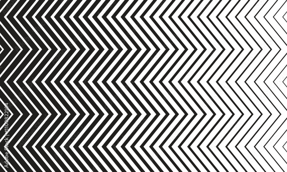 Poster abstract simple black big to small corner wave line pattern can be used background.