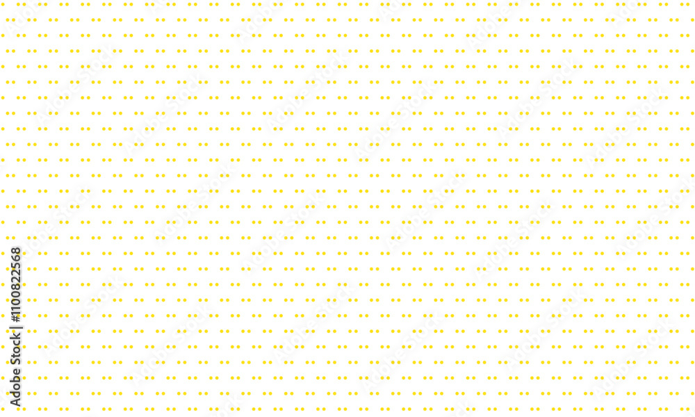 Poster abstract simple yellow double dot pattern can be used background.