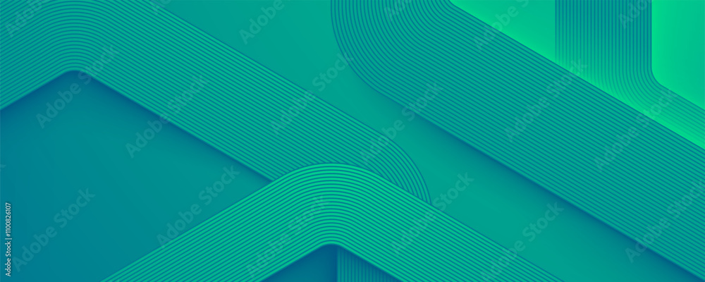 Poster green tosca abstract background cicles lines texture design vector
