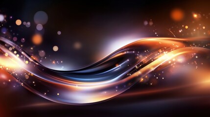 Obraz premium Liquid Light Abstract Wave 