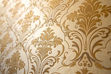 A delicate gold foil background with intricate patterns of light and shadow, design, shimmering, intricate, light and shadow, luxury