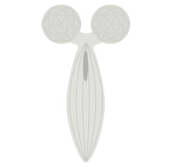 美顔ローラーのイラスト