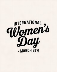International Womens Day Celebrated Each March Eighth
