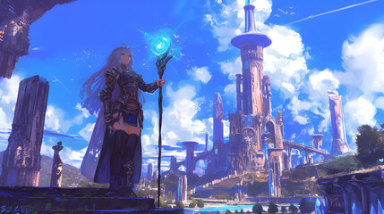 Anime Sorceress Fantasy