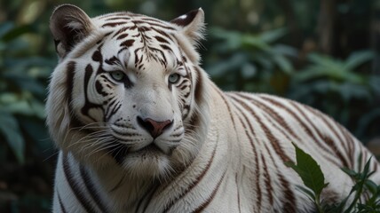 Fototapeta premium Majestic White Tiger