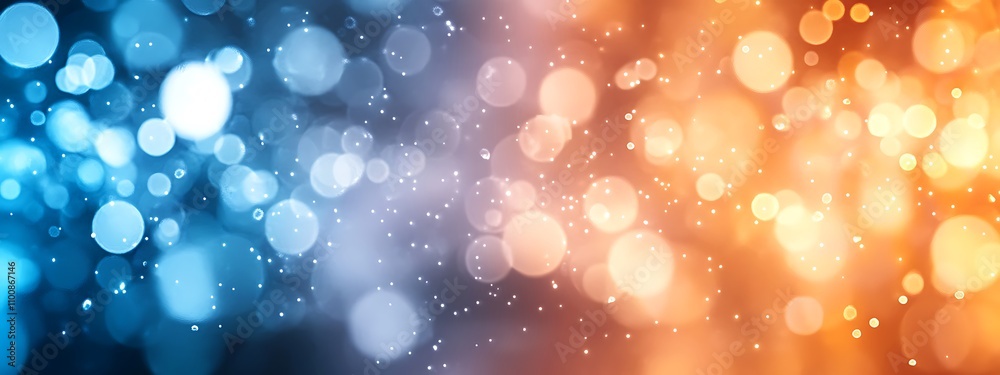 Canvas Prints dark blue design and orange gradient abstract background design banner with blur design