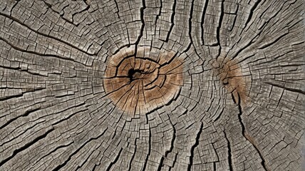 Fototapeta premium a close up of a piece of wood with a hole in it