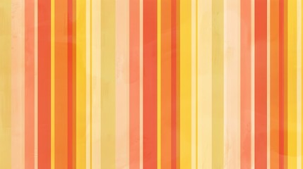 Obraz premium A simple striped pattern with alternating warm hues of burnt orange, mustard yellow, and soft pink, designed for eye comfort and beauty. 8k UHD, suitable for high-quality printing or digital 