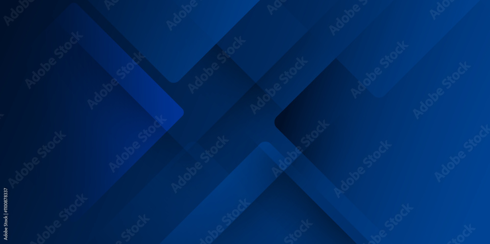 Poster Minimal blue abstract modern background design. Vector futuristic digital landscape with line abstract dark blue background. Vector abstract graphic design banner pattern presentation background.	