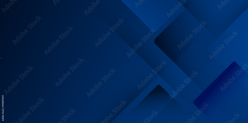 Poster Minimal blue abstract modern background design. Vector futuristic digital landscape with line abstract dark blue background. Vector abstract graphic design banner pattern presentation background.	