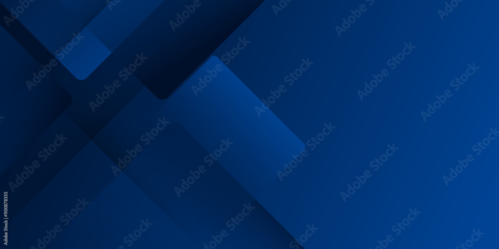 Poster Minimal blue abstract modern background design. Vector futuristic digital landscape with line abstract dark blue background. Vector abstract graphic design banner pattern presentation background.	