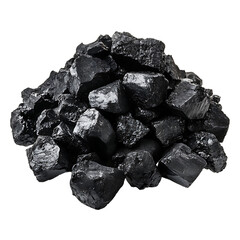 Fototapeta premium coal isolated on white