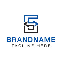 Naklejka premium Letter G Trading Arrow Logo, symbolizing growth, progress, and movement in trade