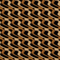 seamless pattern with wave line abstract geometric background
