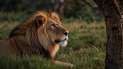 Obraz premium leon king of the jungle