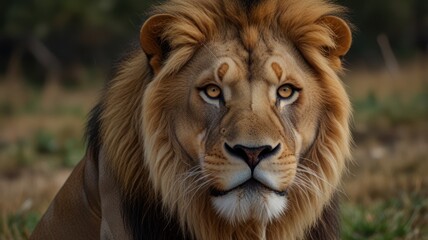 Fototapeta premium leon king of the jungle