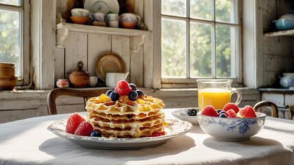 Delicious ice cream cone from Ice Cream For Breakfast Day