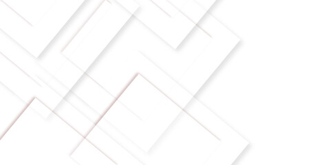 Abstract white and grey geometric overlapping square pattern background with shadow. paper texture design Abstract white background can use for design, background concept, vector illustration.	
