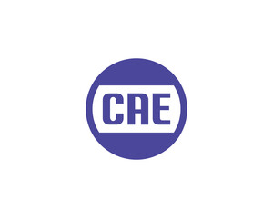 CAE logo design vector template. CAE
