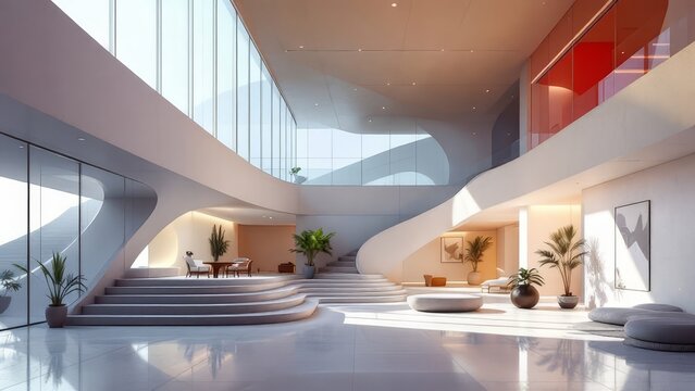 AI-powered architectural photography, focusing on the t-zone.