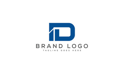 letter ID logo design vector template design for brand.