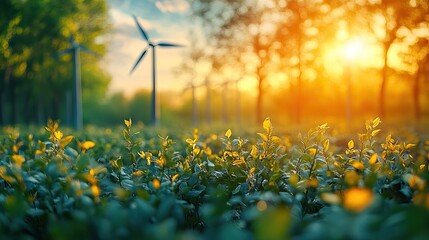 A sustainability banner emphasizes the importance of climate action and awareness.