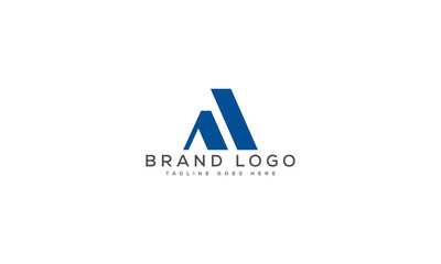 letter AA logo design vector template design for brand.