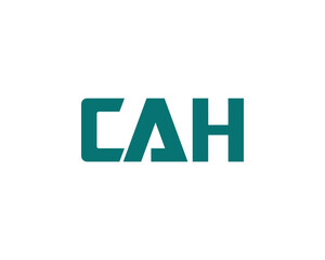 Fototapeta premium CAH logo design vector template. CAH