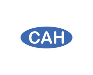 CAH logo design vector template. CAH