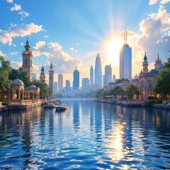 Obraz premium Capturing Texas architecture by Travis Lake during the day.