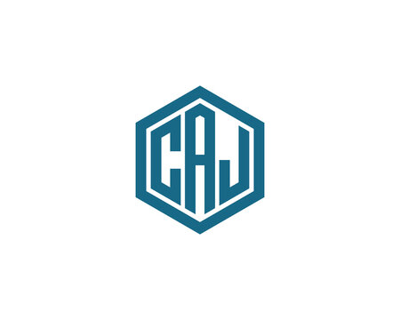 CAJ Logo design vector template. CAJ