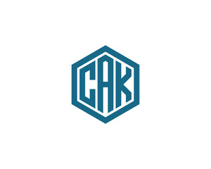 CAK logo design vector template. CAK