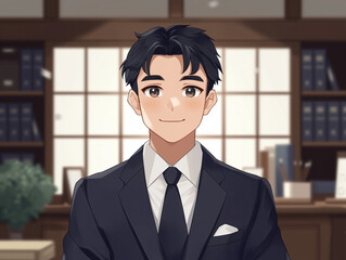 日本人の政治家のアニメキャラクター