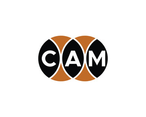 CAM logo design vector template. CAM