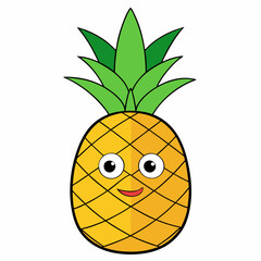 illustration of a pineapple