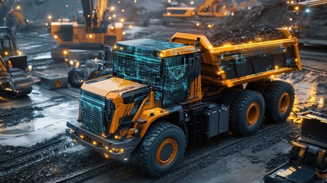 AI is being used to manage resources and heavy machinery on site via intelligent software