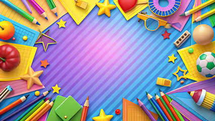 Fototapeta premium wonderful and amazing cut baby education Background Best Color Design