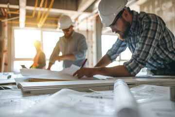 contruction meeting in a office that involves Owner