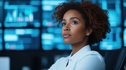 Confident Career Woman Leading Productive Office Meeting While Embracing Work Life Harmony and Empowering Her Team Towards Success
