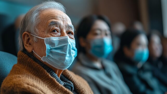 World COPD Day Elderly Man in Community Health Workshop on Global Awareness Days