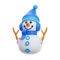Snowman 3D icon