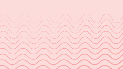 Light Pink with stripes wave lines abstract background for backdrop or presentation