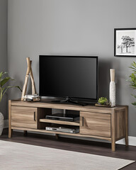 tv cabinet, floating shelves, modern design, media console, entertainment center, storage unit, living room furniture, TV stand, large storage, TV bench, contemporary style, minimalist furniture, wood