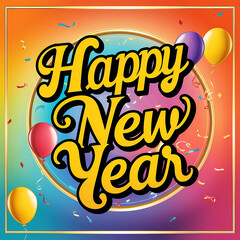 Fototapeta premium Happy New Year