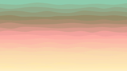 Pink, lime and yellow coloured wave patterned background with a flowing design